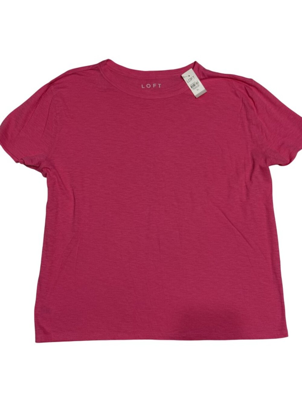 LOFT Women's T-Shirt, Pink, Size XL 100% Cotton, NWT